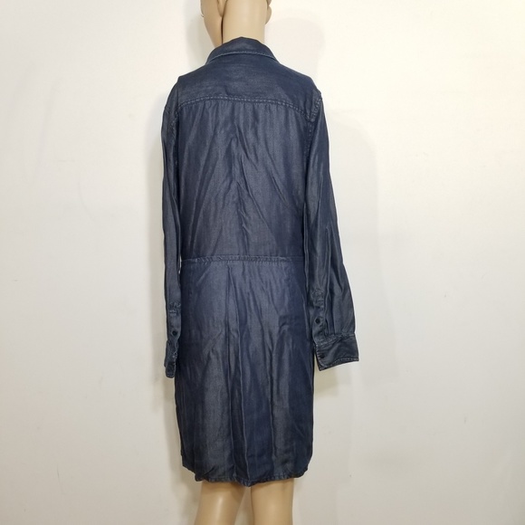 Club Monaco Ladore Denim Tie Front Dress 8 - Picture 4 of 8